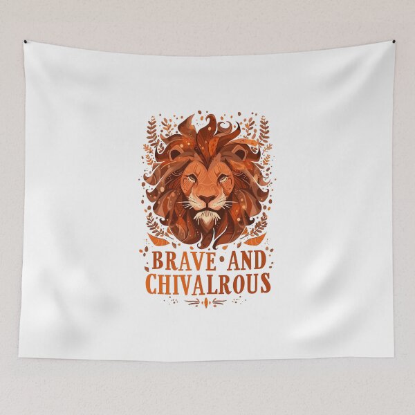 Item preview, Brave and Chivalrous - Lion Head - Fantasy designed and sold by Fenay Designs.