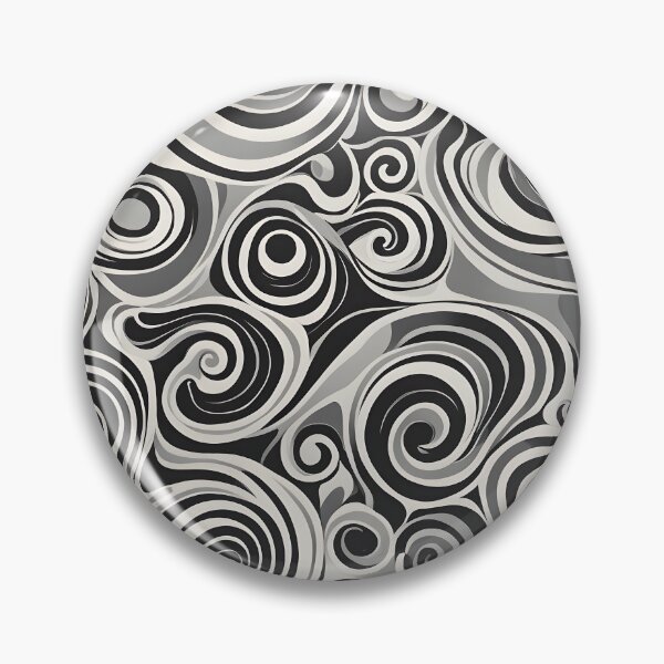 Item preview, Mid-century modern,  Fluid Shapes, Black, White designed and sold by Prints and Lifestyle.