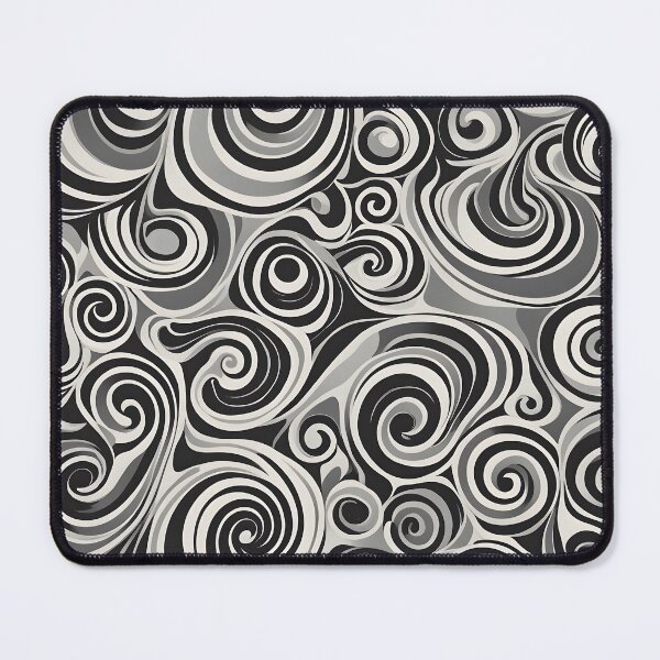 Item preview, Mid-century modern,  Fluid Shapes, Black, White designed and sold by Prints and Lifestyle.