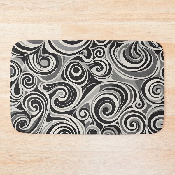 Item preview, Mid-century modern,  Fluid Shapes, Black, White designed and sold by Prints and Lifestyle.