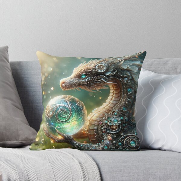 Item preview, Dragon with Crystal Orb designed and sold by ki-mer-a.