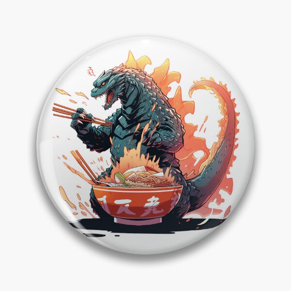 Artikelvorschau, lustiger Godzilla entworfen und verkauft von maniabx.