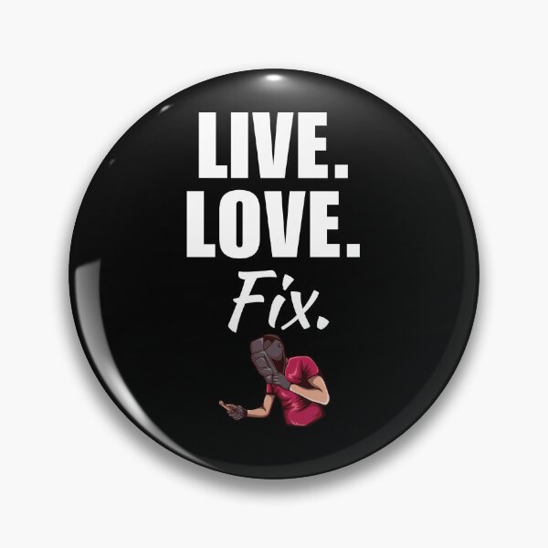 Item preview, Live, love, fix. Funny wlder job or profession quote or sayings for cool welding husband designed and sold by NBSStore.