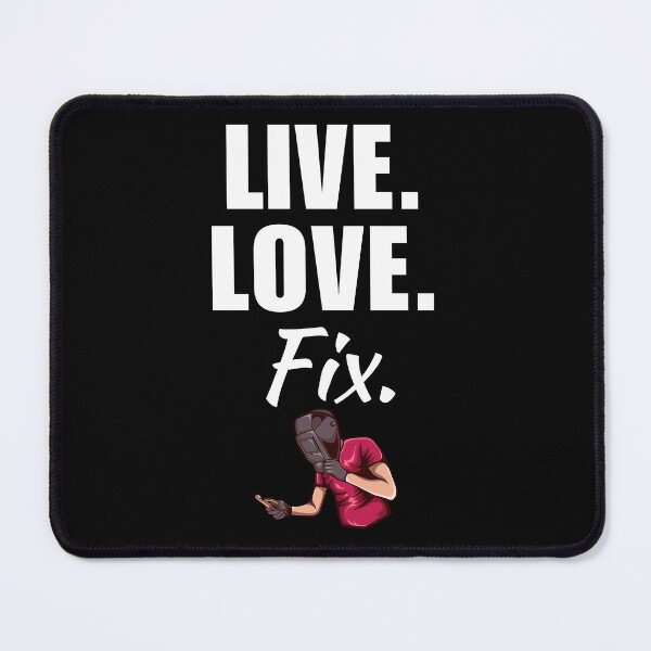 Item preview, Live, love, fix. Funny wlder job or profession quote or sayings for cool welding husband designed and sold by NBSStore.