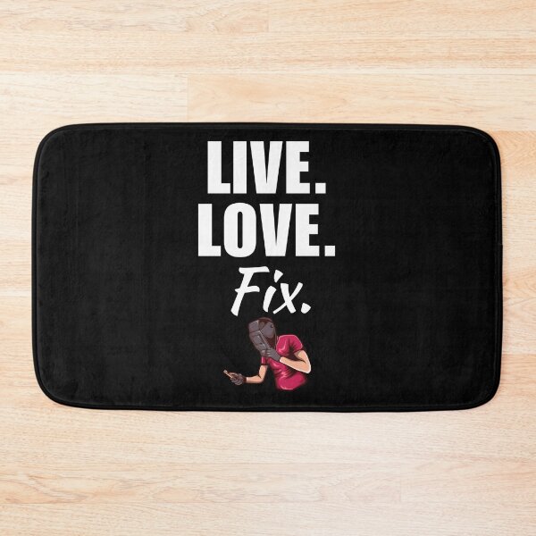 Item preview, Live, love, fix. Funny wlder job or profession quote or sayings for cool welding husband designed and sold by NBSStore.