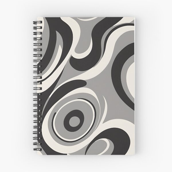 Item preview, Mid-century modern,  Fluid Shapes, Black, White designed and sold by Prints and Lifestyle.
