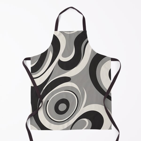 Item preview, Mid-century modern,  Fluid Shapes, Black, White designed and sold by Prints and Lifestyle.