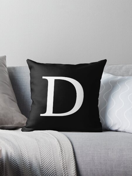 Item preview, Black Basic Monogram D designed and sold by rewstudio.