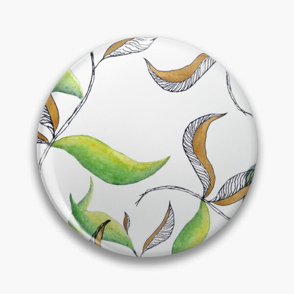 Item preview, Green and Gold Twig Seamless Pattern designed and sold by Aithlin123.