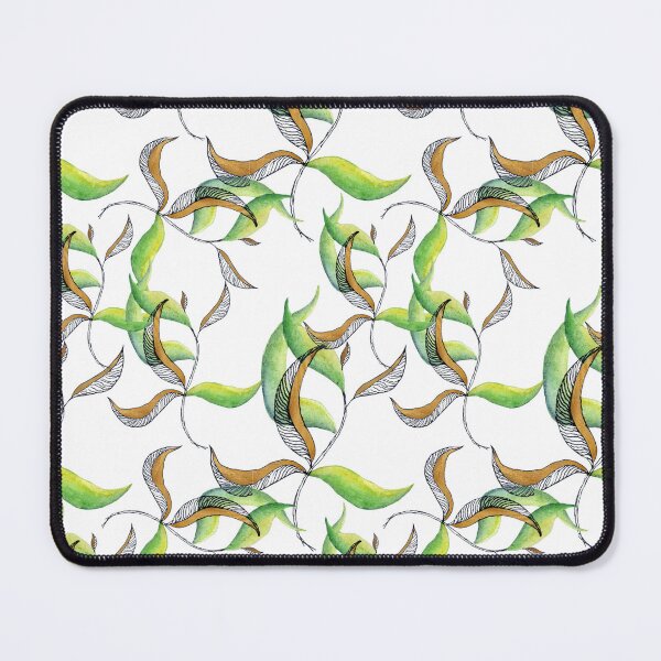 Item preview, Green and Gold Twig Seamless Pattern designed and sold by Aithlin123.