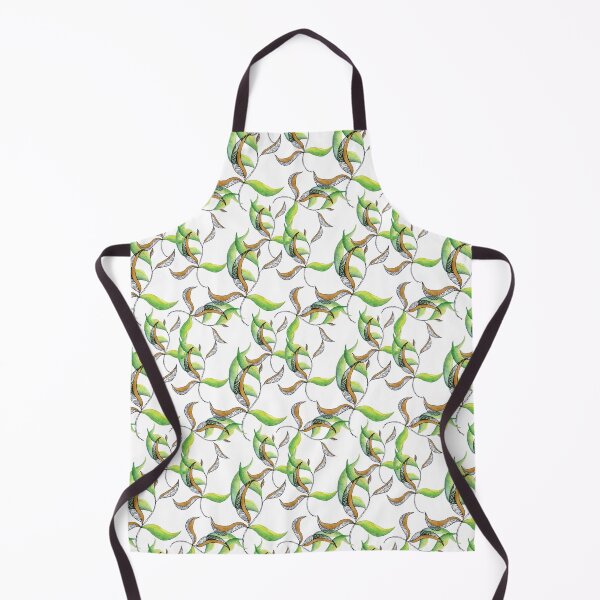 Item preview, Green and Gold Twig Seamless Pattern designed and sold by Aithlin123.