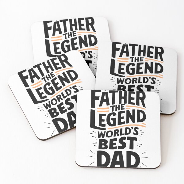 Item preview, #Father the Legend, World's best Dad designed and sold by Colorful-Garden.