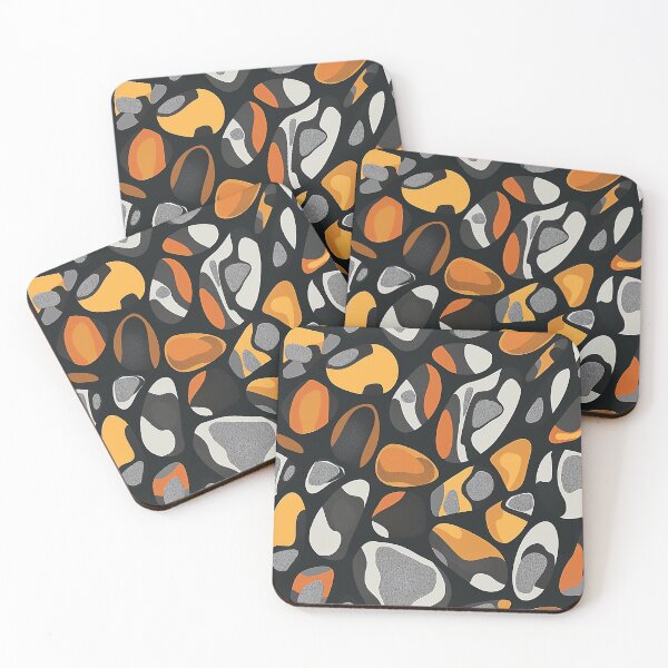 Item preview, Grey & Orange Stones designed and sold by Alfredus.