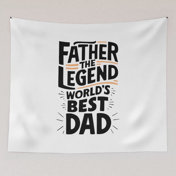 Item preview, #Father the Legend, World's best Dad designed and sold by Colorful-Garden.