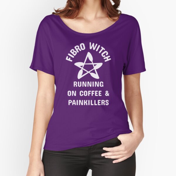 Item preview, Fibro Witch Running on Coffee and Painkillers Cheeky Witch® designed and sold by cheekywitch.