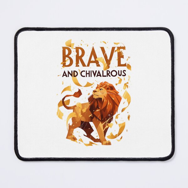 Item preview, Brave and Chivalrous - Majestic Lion - Fantasy designed and sold by Fenay Designs.