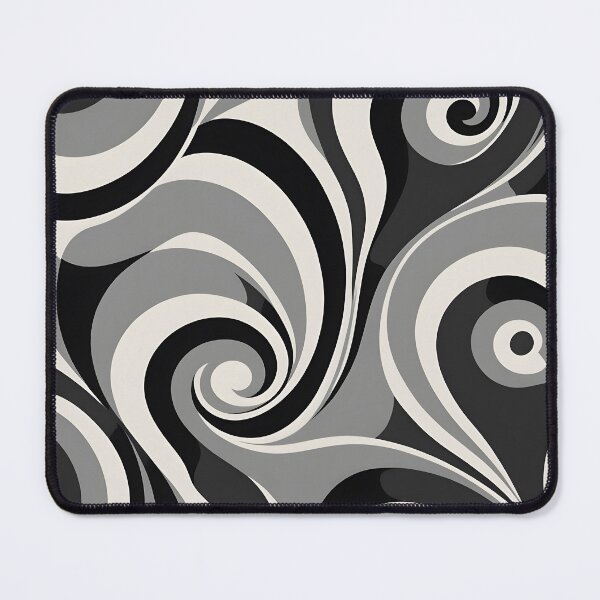 Item preview, Mid-century modern,  Fluid Shapes, Black, White designed and sold by Prints and Lifestyle.