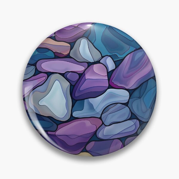 Item preview, Purple & Blue Stones designed and sold by Alfredus.
