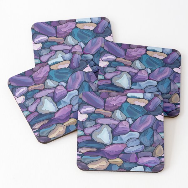 Item preview, Purple & Blue Stones designed and sold by Alfredus.