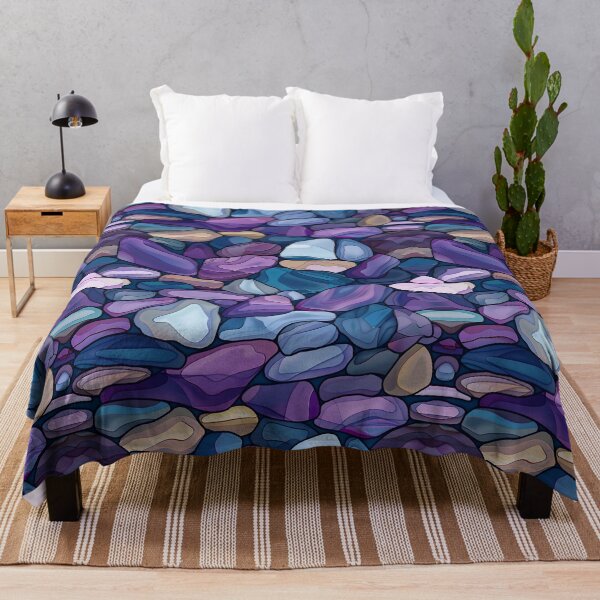 Item preview, Purple & Blue Stones designed and sold by Alfredus.