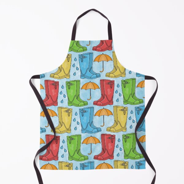 Item preview, Colourful Wellies - Rainy Day - Spring Pattern - Seamless Pattern designed and sold by Amy Farmer.