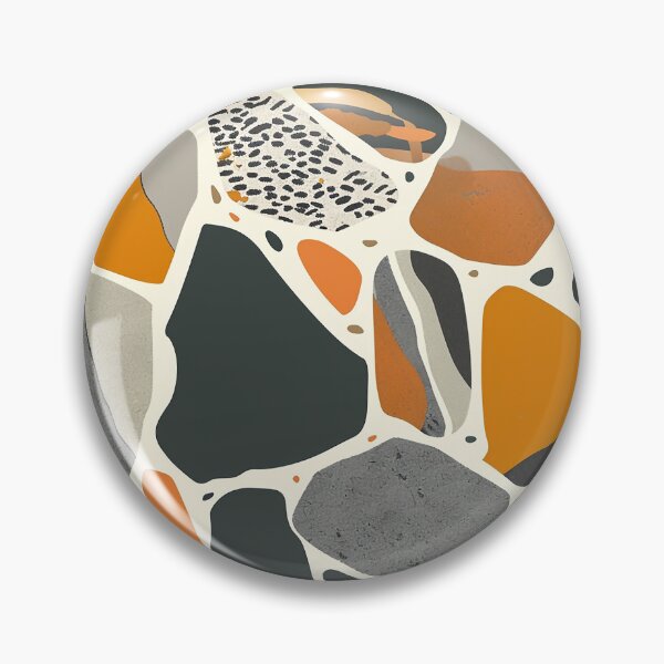 Item preview, Black, Grey & Orange Stones designed and sold by Alfredus.