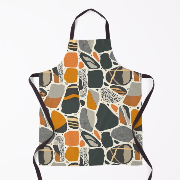 Item preview, Black, Grey & Orange Stones designed and sold by Alfredus.