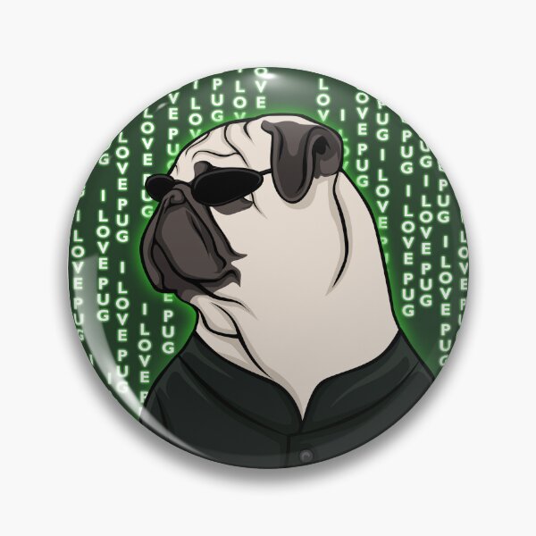 Item preview, I Love Pug Matrix designed and sold by noahsian777.