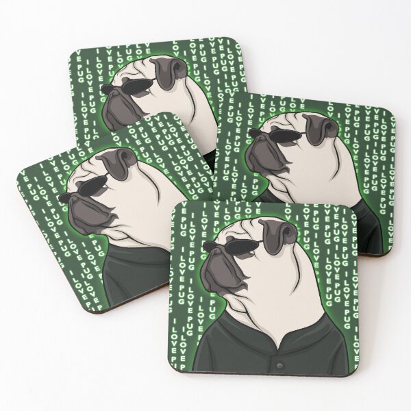 Item preview, I Love Pug Matrix designed and sold by noahsian777.