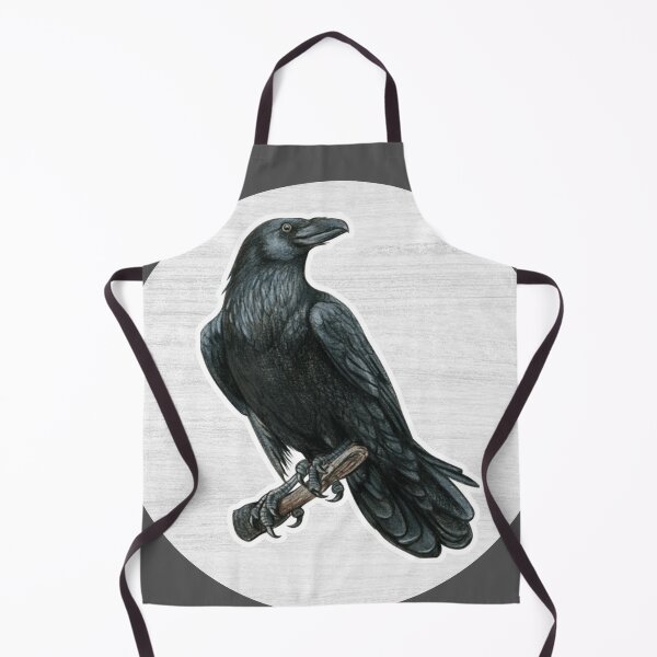 Item preview, Crow Watercolor Drawing designed and sold by LivingColorful.