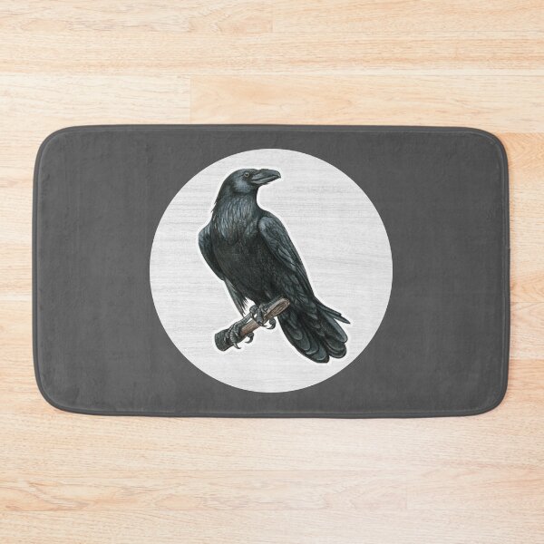 Item preview, Crow Watercolor Drawing designed and sold by LivingColorful.