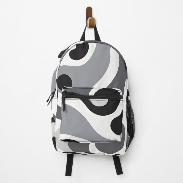 Item preview, Mid-century modern,  Fluid Shapes, Black, White designed and sold by Prints and Lifestyle.