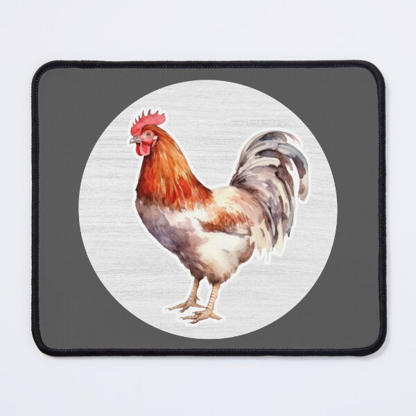 Item preview, Hen Watercolor Drawing designed and sold by LivingColorful.