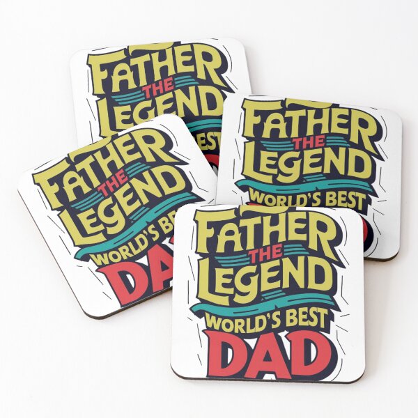 Item preview, #Father the Legend, World's best Dad designed and sold by Colorful-Garden.
