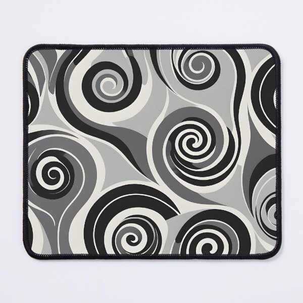 Item preview, Slay All Day, Mid-century Modern,  Fluid Shapes, Black, White designed and sold by Prints and Lifestyle.