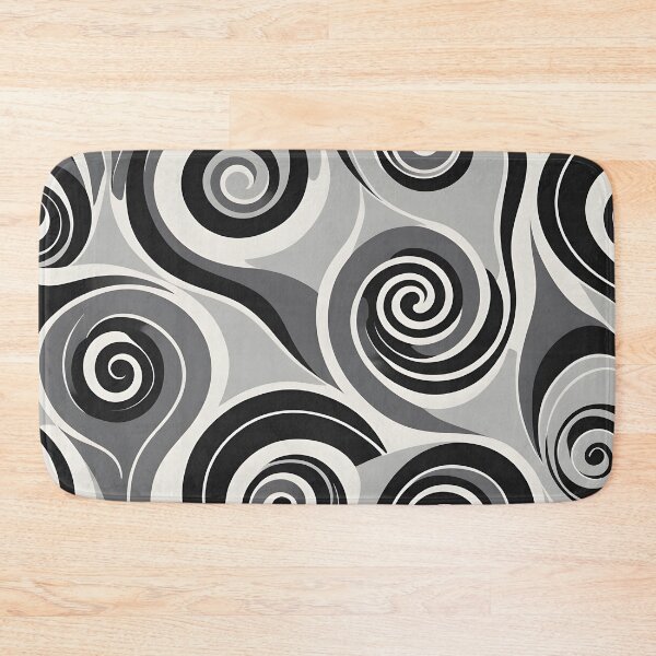 Item preview, Slay All Day, Mid-century Modern,  Fluid Shapes, Black, White designed and sold by Prints and Lifestyle.