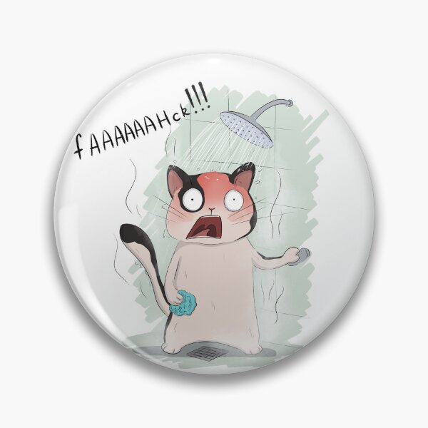 Item preview, Too hot water in shower for the Grumpy Cat designed and sold by ZeinalArt.