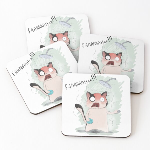 Item preview, Too hot water in shower for the Grumpy Cat designed and sold by ZeinalArt.
