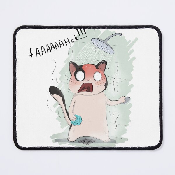 Item preview, Too hot water in shower for the Grumpy Cat designed and sold by ZeinalArt.