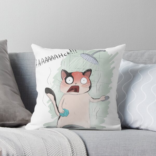 Item preview, Too hot water in shower for the Grumpy Cat designed and sold by ZeinalArt.