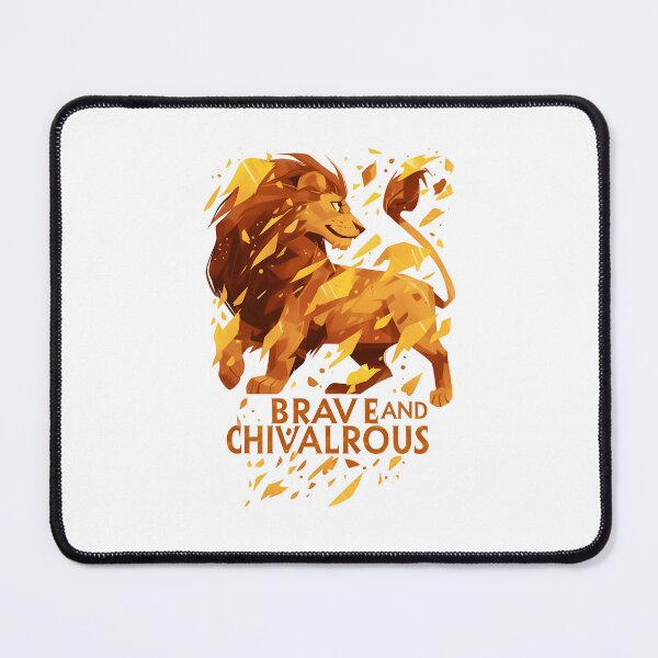 Item preview, Brave and Chivalrous - Confident Lion - Fantasy designed and sold by Fenay Designs.