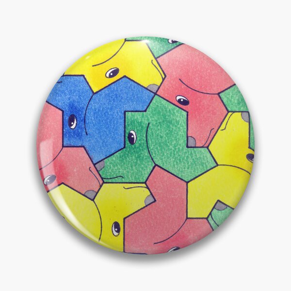 Artikelvorschau, Hunde-Tessellation des aperiodischen Monotils entworfen und verkauft von tessellationfan.