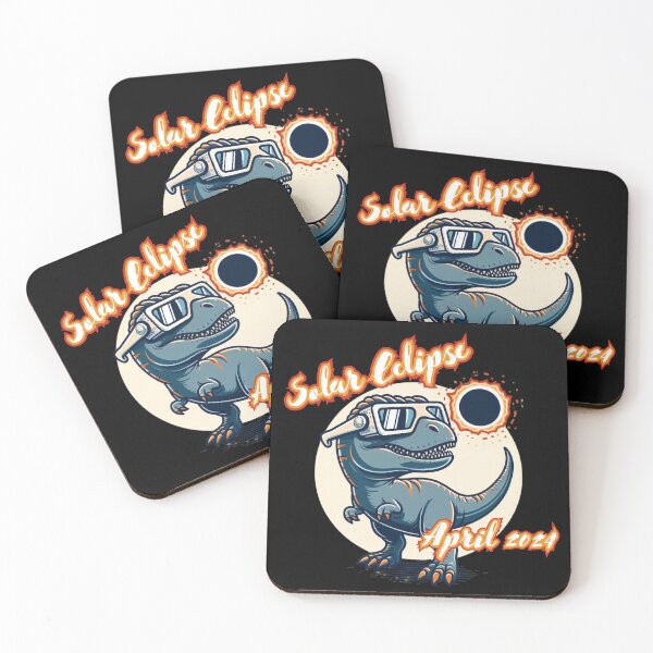 Item preview, American Total Solar Eclipse Dinosaur Solar designed and sold by VerveVerseBoo.