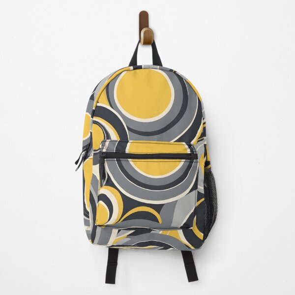 Item preview, Mid-century modern,  Fluid Shapes, Gray, Yellow designed and sold by Prints and Lifestyle.