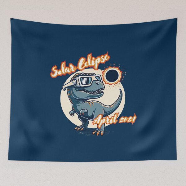 Item preview, American Total Solar Eclipse Dinosaur Solar designed and sold by VerveVerseBoo.