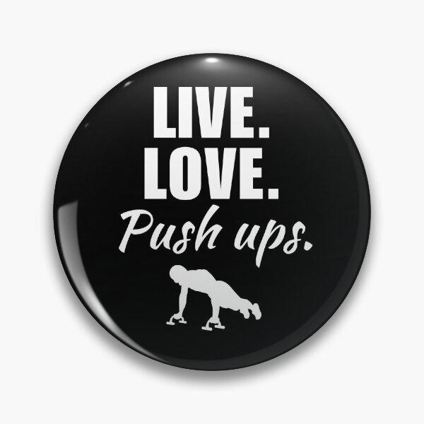 Item preview, Live, love, push ups. Calisthenics or bodyweight athlete training in the park motivation designed and sold by NBSStore.