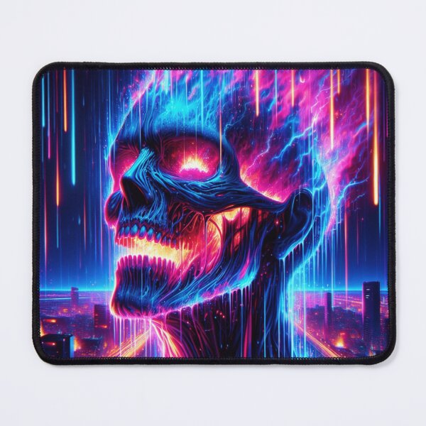 Item preview, Retro Face on Fire in the Synthwave style designed and sold by Hinata Lexy Lin.