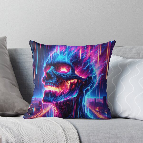 Item preview, Retro Face on Fire in the Synthwave style designed and sold by Hinata Lexy Lin.