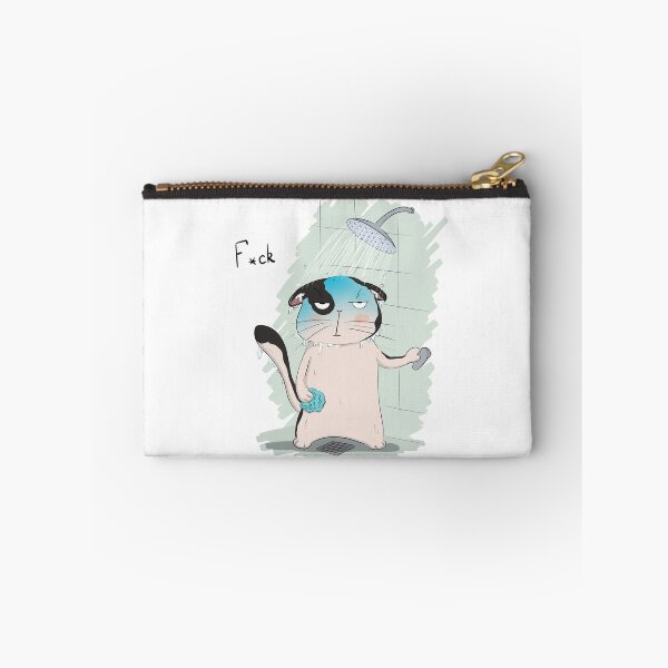 Item preview, Too cold water in shower for the Grumpy Cat designed and sold by ZeinalArt.