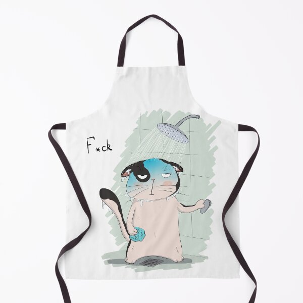 Item preview, Too cold water in shower for the Grumpy Cat designed and sold by ZeinalArt.